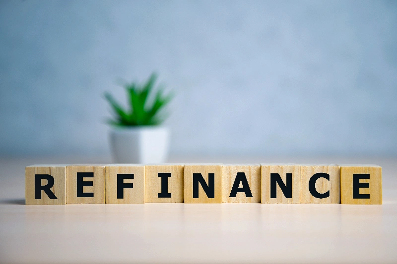 Focus on wooden blocks with letter refiannce