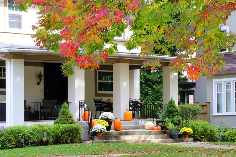 Home exterior September end of year