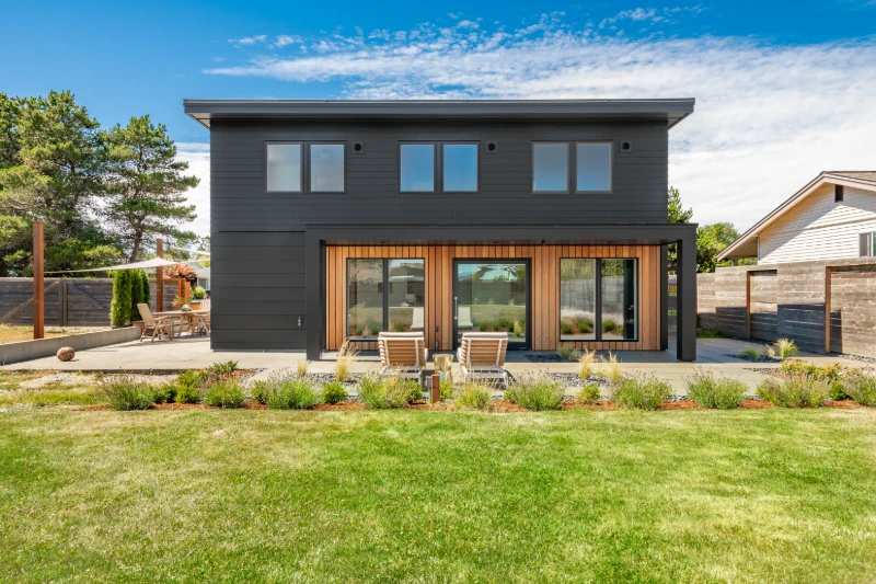 The Importance of Building Equity in Your Home 1 contemporary home exterior with black metal siding